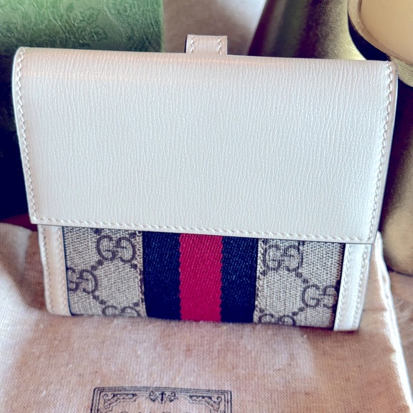 Gucci GG Supreme Jackie Sherry Line Wallet - Picture 2 of 12